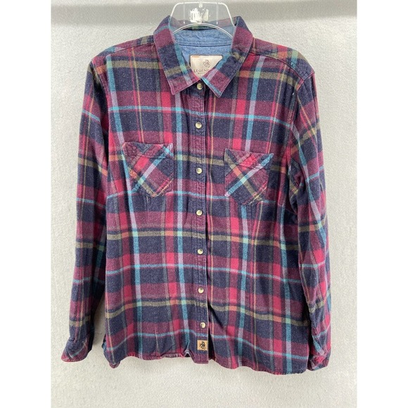 Legendary Whitetails Shirt Mens Sz XL Multicolor‎ Plaid Flannel Button Down - Picture 1 of 13